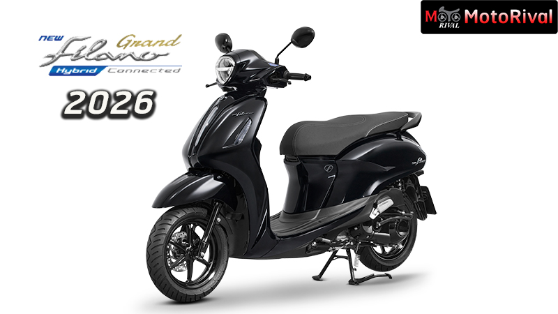 2026 Yamaha GrandFilano Hybrid ดำ