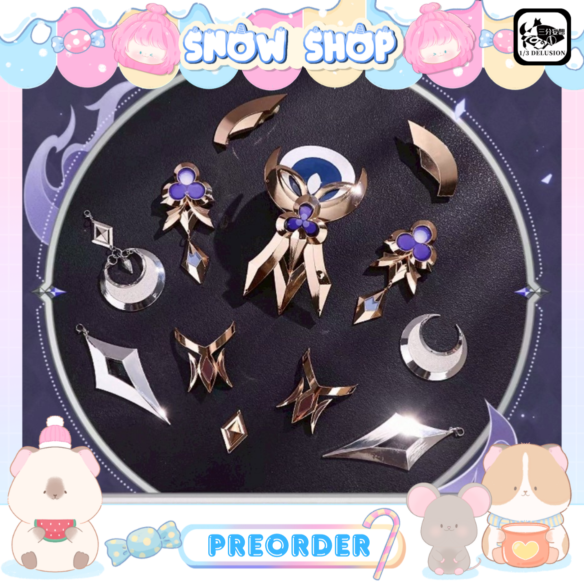 รูปภาพสินค้า 【Pre-Order】ร้าน 1/3 Delusion - Genshin Impact - ชุดคอสเพลย์ Columbina