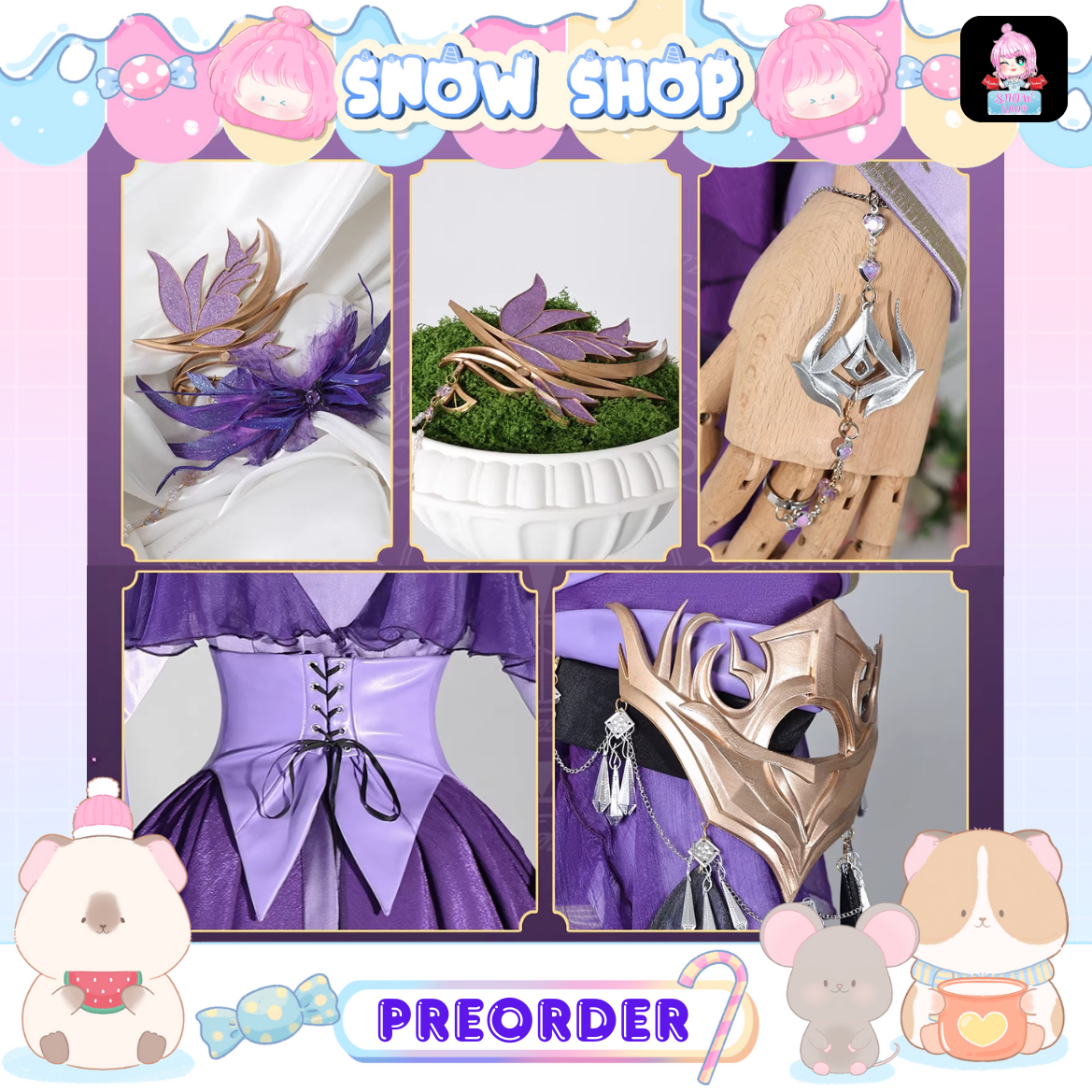 รูปภาพสินค้า 【Pre-Order】ผนึกเทพบัลลังก์ราชันย์ - ชุดคอสเพลย์ ไฉ่เอ๋อร์ความจำเสื่อม