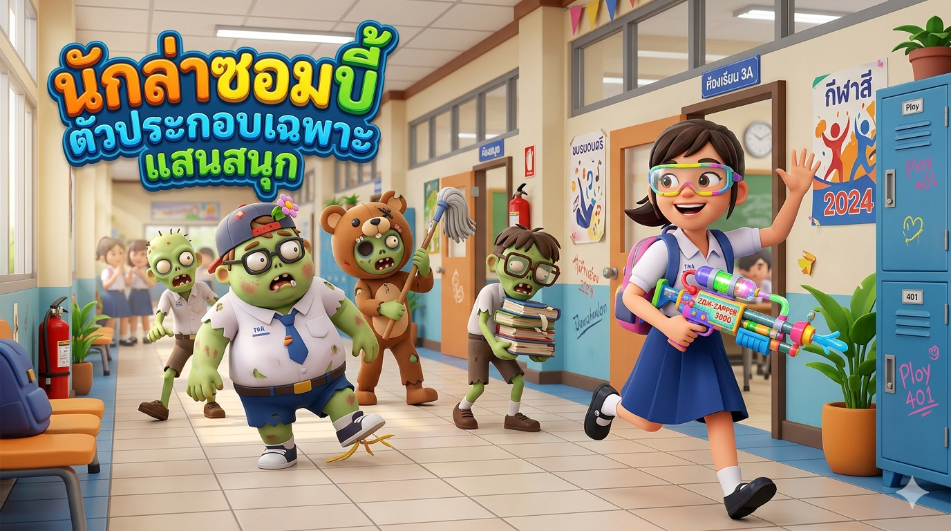 หน้าปกเกมนักล่าซอมบี้