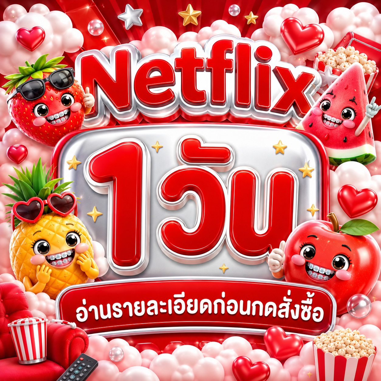 🍅Netflix 1วัน 🍎