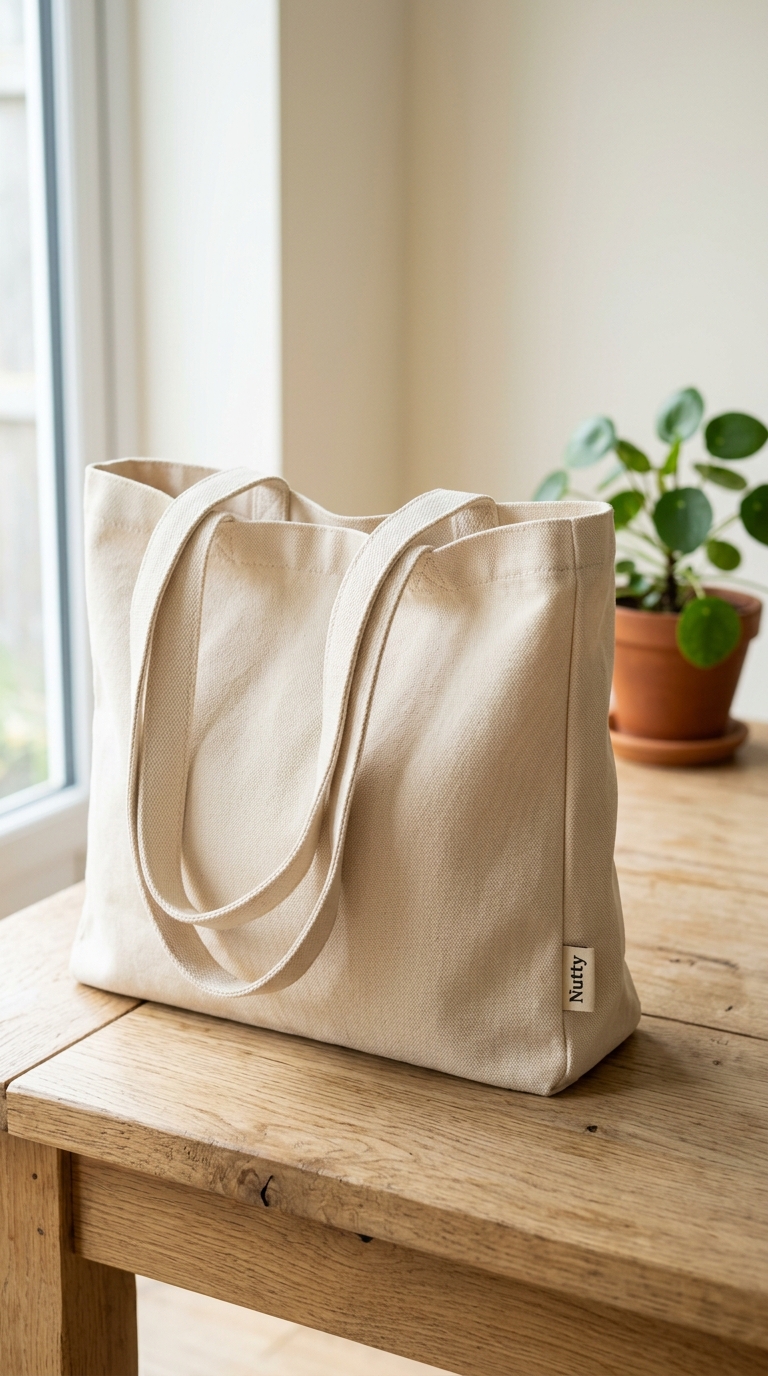 กระเป๋าผ้าแคนวาสสีพื้น