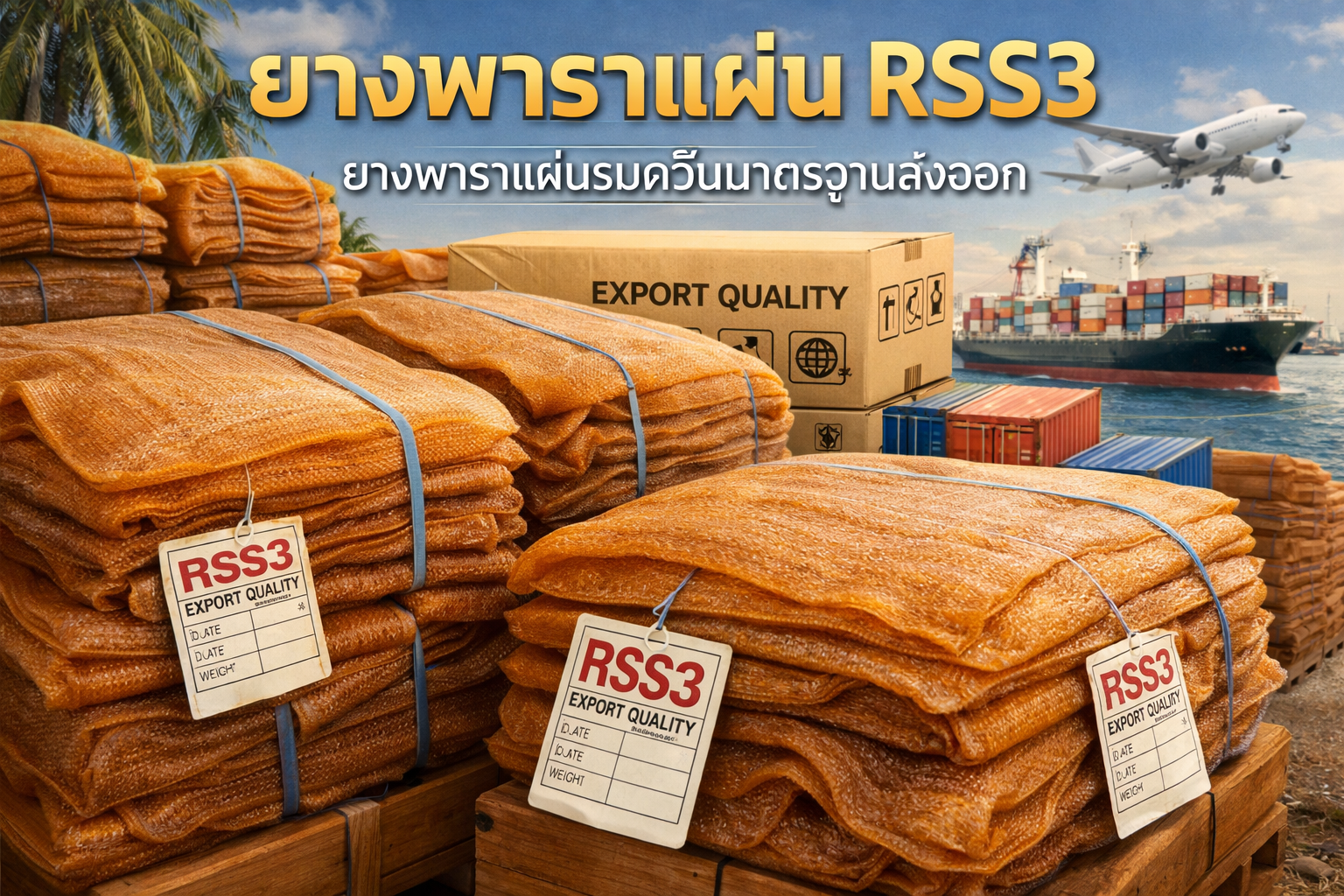 ยางพาราแผ่น RSS3