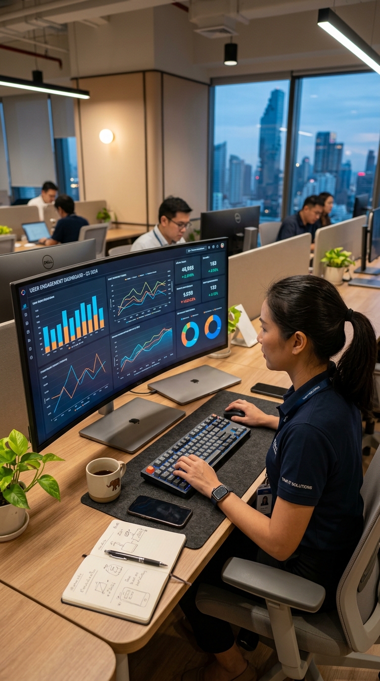 บริการออกแบบ Dashboard สำหรับองค์กร