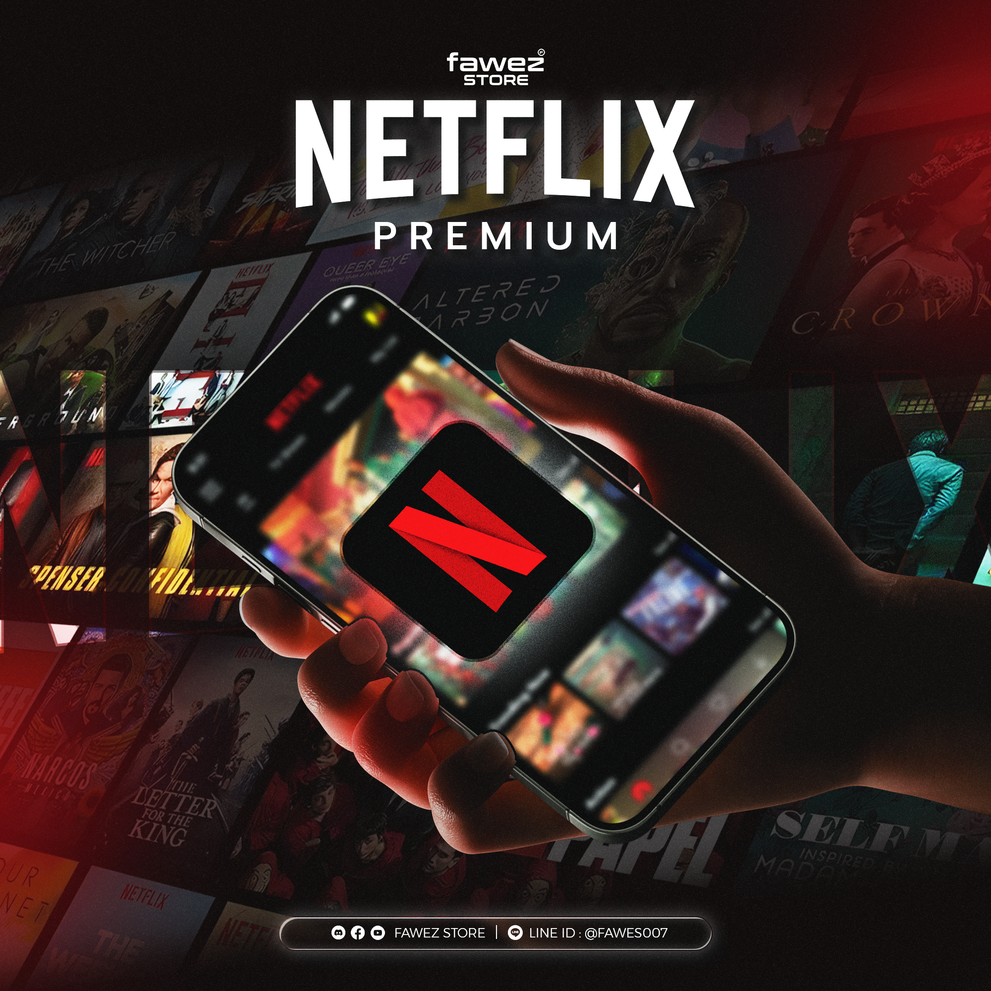 Netflix 4K PREMIUM | 1 เดือน ( ส่วนตัว ) ( รับชมได้ทุกอุปกรณ์ )