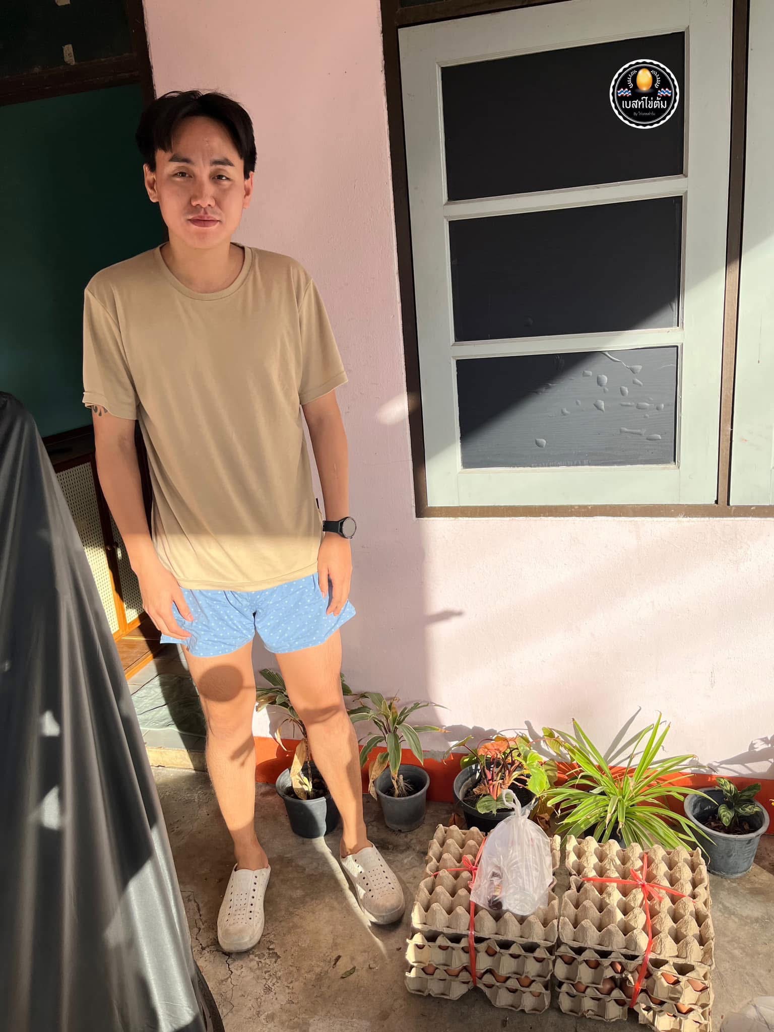 ไข่ต้มแก้บน หลวงพ่อโสธร