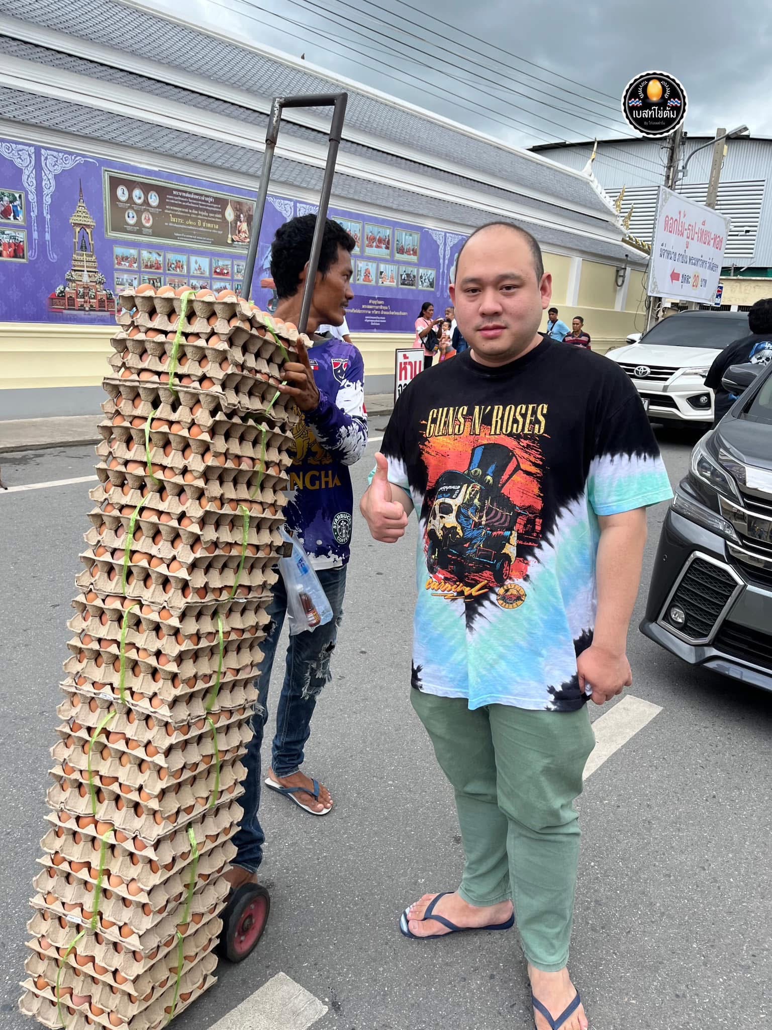 ไข่ต้มแก้บน หลวงพ่อโสธร