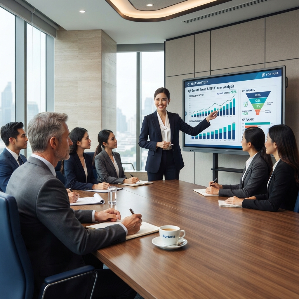 ทีมที่ปรึกษาออกแบบระบบ Sales Pipeline และ KPI ให้องค์กร