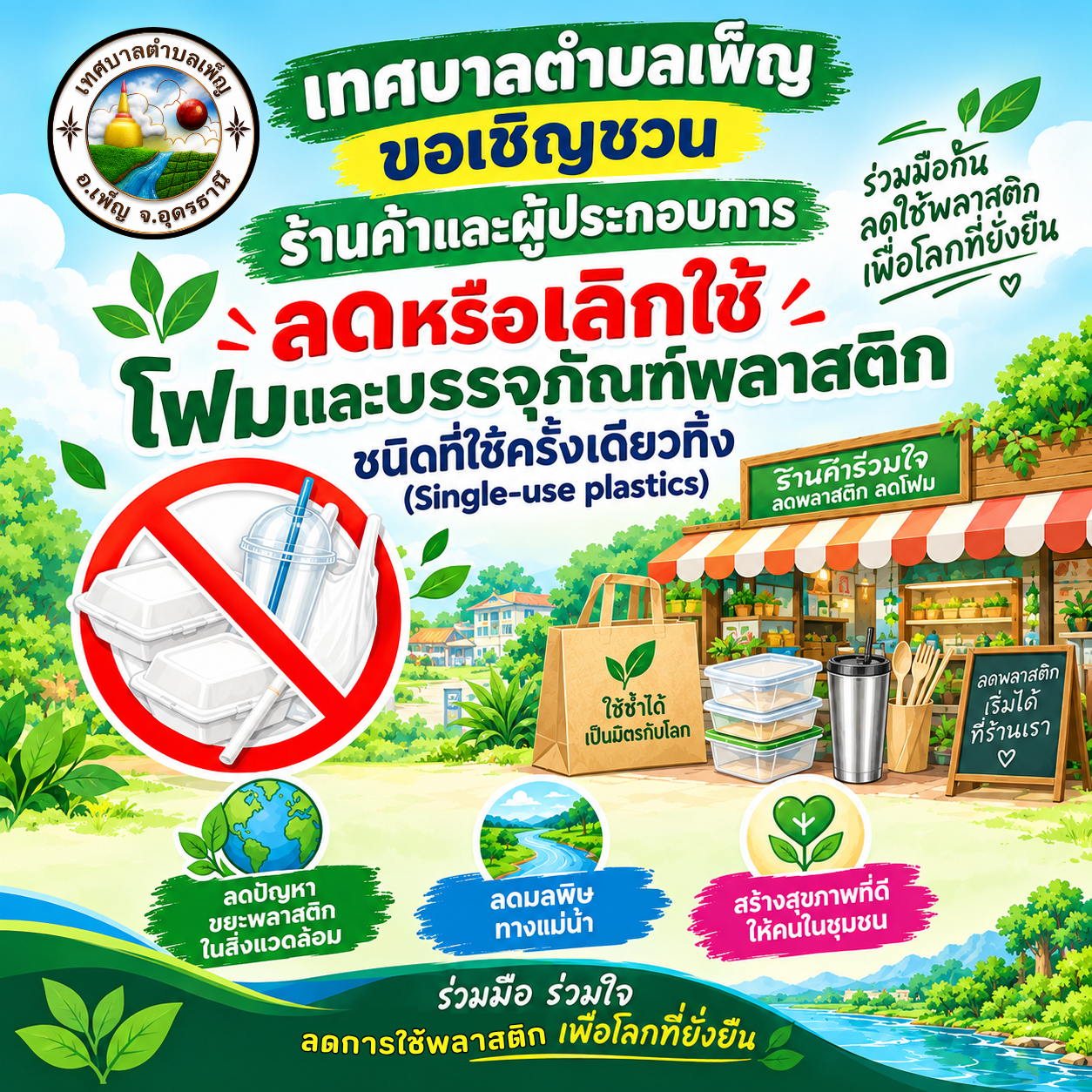 ลดการใช้