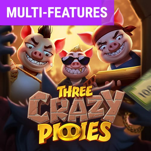 ทดลองเล่น three crazy piggies